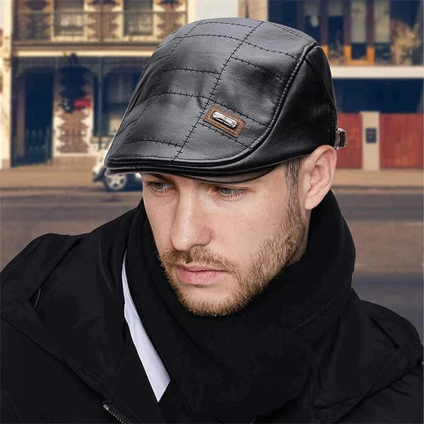 William™ | Modieuze Leren Baret