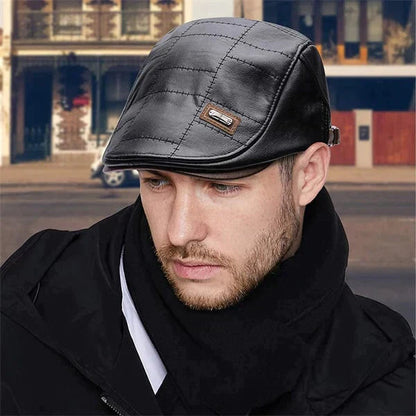 William™ | Modieuze Leren Baret