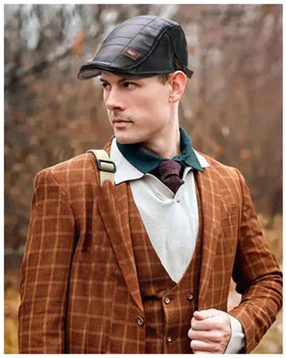 William™ | Modieuze Leren Baret